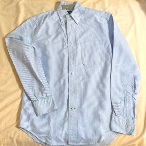 New w/ Tags Gitman Bros. Vintage Blue Striped Long Sleeve Shirt in size Small